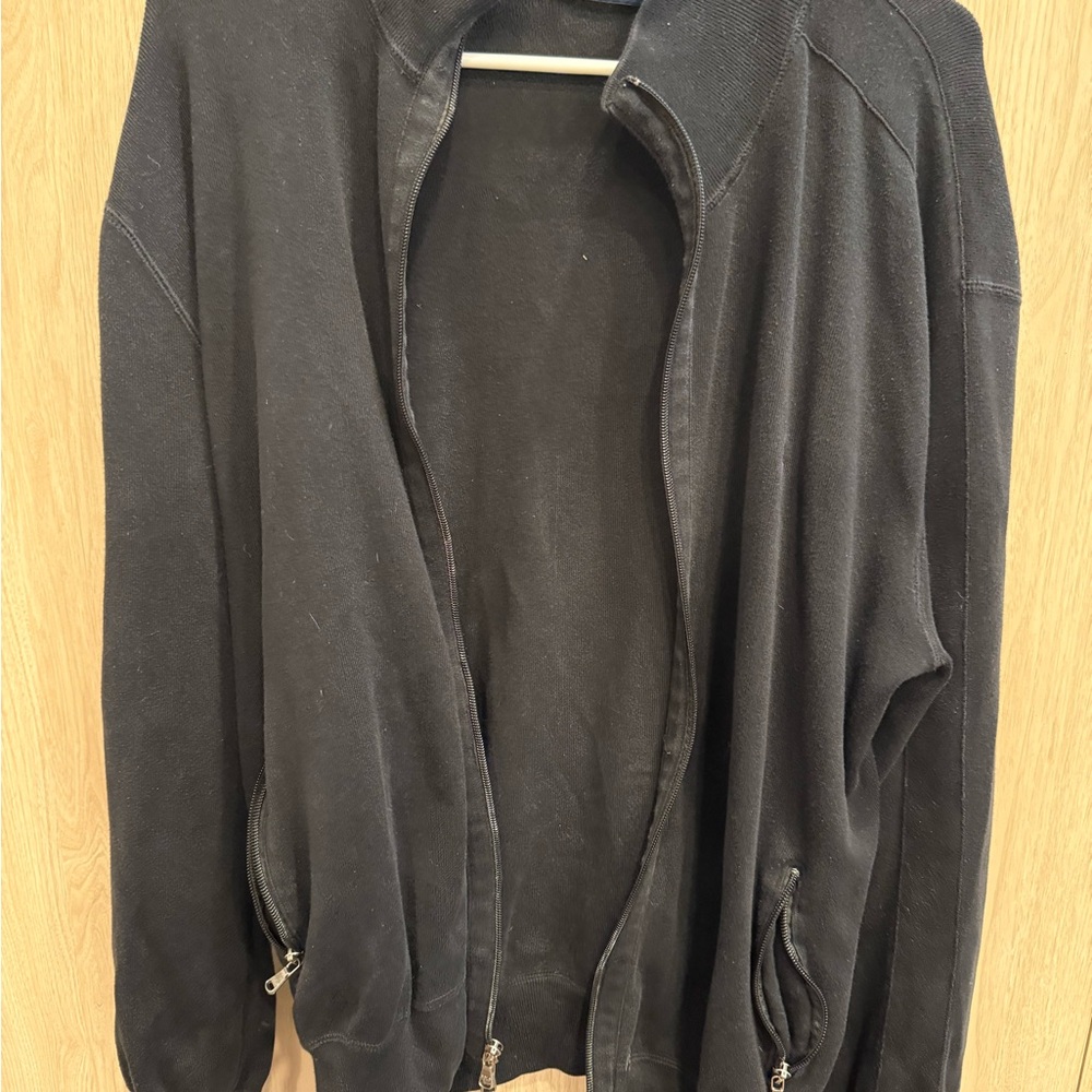 Polo Ralph Lauren Black Zip-Up Jacket (Men’s Large)